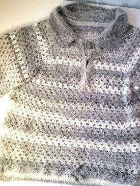 Handcrafted Canadian Heavy Wool Sweater XL Extra Large